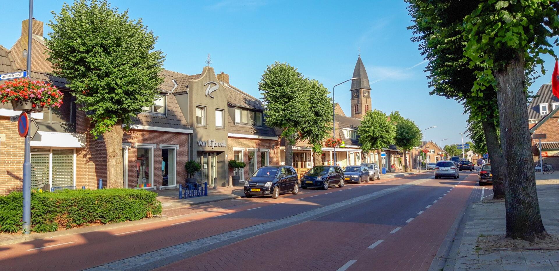 het centrum van Boekel